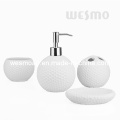 Set de baño de porcelana intaglio (WBC0816A)